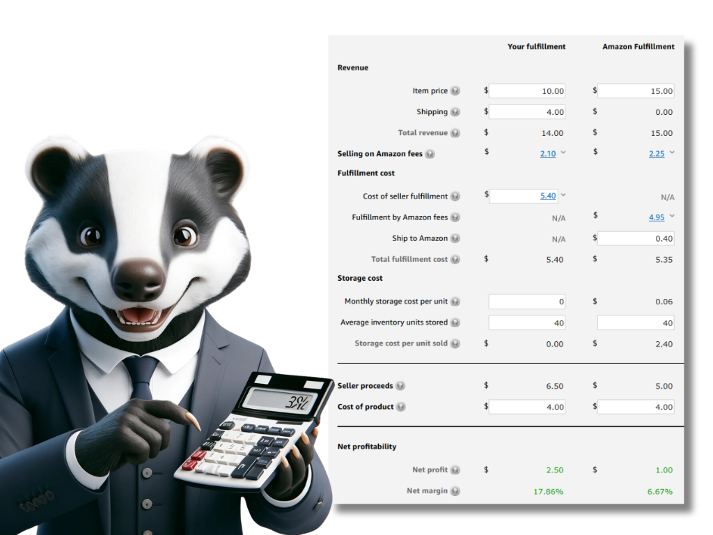 Amazon’s Revenue Calculator